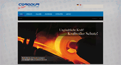 Desktop Screenshot of corodur.de